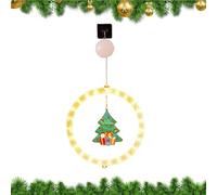 LED Indoor Christmas Window Decorations | Battery-Powered Silhouette Lights for Festive Ambiance | Versatile Wall Hangings for Home, Studio, Bar, and Cafe | Bring Holiday Cheer to Any Setting