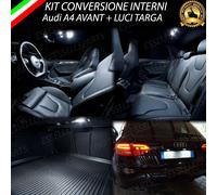LED INTERNI AUDI A4 B8 8K AVANT + LUCI TARGA 6 LED CANBUS 6000K 12 LED