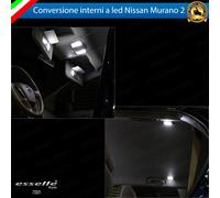 LED INTERNI PER NISSAN MURANO 2 CONVERSIONE TOTALE A LED 6000K CANBUS NO ERRORE