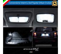 LED INTERNI + TARGA TOYOTA URBAN CRUISER CONVERSIONE INTERNA + TARGA A LED 6000K