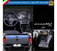 LED INTERNI + TARGA VOLKSWAGEN AMAROK CONVERSIONE INTERNA + TARGA A LED 6000K