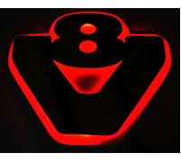 LED Interno Piatto Neon Illuminazione Raffreddamento Decorazione V8 per 24V Mano