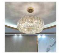 Led Kitchen Island Chandelier Clear Crystal Pendant Light Luxury Modern Minimalist Dimmable Home Decoration Lustre