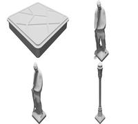 LED Lamp Base Set for Decorative Lighting - Modular "Out After Dark" Design