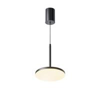 LED Lampada A Sospensione Alluminio Nero Pranzo Ø18 , 5 CM 3000 K Pendelleuchte