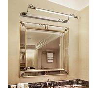 Led Lampada a Specchio da Bagno in Stile Americano, Luce a Specchio Impermeabile, Luce da Bagno in Bronzo Retro, Luce Di Trucco Anti Nebbia, Illuminazione Bagno a Temperatura Dimmabile/66Cm12W