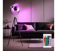 LED Lampada a Stelo Mobile RGB Telecomando Salotto Camera Plafoniera Dimmerabile [EEK: F]