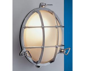 LED Lampada Applique per Esterni Cromo Ottone IP54 Maritim Sirena Nave Antico