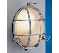 LED Lampada Applique per Esterni Cromo Ottone IP54 Maritim Sirena Nave Antico