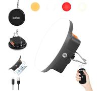 LED Lampada Campeggio, Power Bank 12000 mAh, 2500LM Lanterna da Campeggio Ricaricabili, Faro LED 4 x N42 Potenti Magneti con Connettore Espandibile 1/4 Lampada da Campeggio