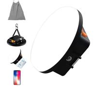 LED Lampada Campeggio, Power Bank 12000 mAh, 2500LM Lanterna da Campeggio Ricaricabili, Faro LED Aggiornato 4 x N42 Potenti Magneti con Connettore Espandibile 1/4 Lampada da Campeggio