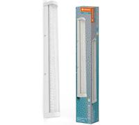 LEDVANCE da parete/specchio LED ORBIS Tube, bianco, vetro con effetto bolle, 12W, 1200lm, dimmerabile, 3000/4000K, diametro 60cm, protezione IP44 contro corpi estranei/spruzzi d'acqua