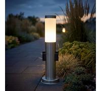 LED Piantana Lampada per Esterni Giardino Lampione Acciaio Inox Colonne Pdu