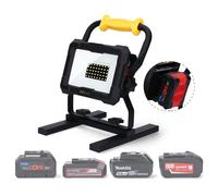 LED Lampada da Lavoro 20W 2000lm 5000K per Wechselakku Bosch Makita Metabo Una