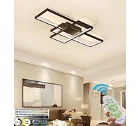 LED Lampada da soffitto Camerada letto Led Plafoniera Soggiorno Rettangolo Luci Decorative Dimmerabile Soffitto Lamp Moderno Quadrato Design Lampadari per Sala da Pranzo Ufficio Cucina 65W 5850lume