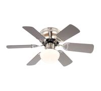 LED lampada da soffitto ventilatore ventilatore raffreddatore tirare interruttore illuminazione destra-sinistra eseguire 3 livelli di legno soggiorno camera da letto sala da pranzo cucina