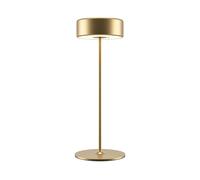 LED Lampada da Tavolo Batteria Touch Dimmer Cambio 34,5cm Trasportabile On Oro
