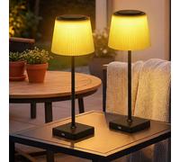 LED Lampada da Tavolo Interno Batteria Luce Cct Dimmerabile Touch Dimmer 2er Set [EEK: Non valutato]
