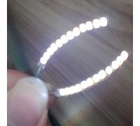 LED Lampada di Cils Lumineux Halloween Clignotant Faux Cils Lumières de Nuit, Modalità regolabile Clignotant Faux Cils Lumières de Nuit, No Greffe Halloween Fête de Noël (bianco)