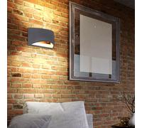 LED Lampada Parete Salotto Ess Camera Illuminazione Up Down Faretto Cemento Grau