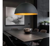 LED Lampada Sospensione Ess Camera Tavolo Coprire Illuminazione Metallo Oro Nero [EEK: F]