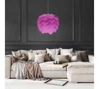 LED Lampada Sospensione Salotto Ospiti Camera Coprire a E27 Viola Fiore [EEK: F]