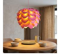 LED Lampada Sospensione Salotto Ospiti Camera Coprire a E27 Viola Fiore