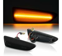LED Lampeggiatori Laterali Nero per Opel Astra J K Insignia B Zafira C [71012-1]