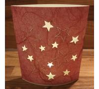 LED Lantern 14 X 16Cm Renna Party Decorazione Natale Candela Teelicht #2