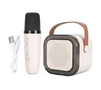 LED LED LED portatile LED LED LIGHT Piccolo altoparlante Bluetooth con microfono per bambini di 4-12 anni adulti (Bianco)