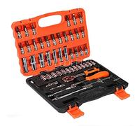 LED LEDS SET CHIAVI A BUSSOLA CON CRICCHETTO 53 PEZZI INSERTI TORX ESAGONALE CROCE TAGLIO