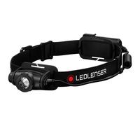LED LENSER H5C - Lampada frontale a LED H5 Core, 350 lm, nero, 2 AA (batteria sti