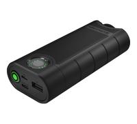 Ledlenser Flex10 caricabatterie powerbank da outdoor USB-C, 2 batterie al litio estraibili del tipo 21700, brevi tempi di ricarica, alloggiamento robusto, IP65, indicatore di carica e capacità