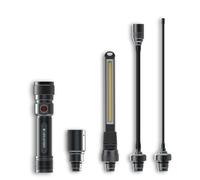 LEDLENSER - Lampada multifunzione a LED con supporti intercambiabili, Modello: WF4 WF4