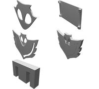 LED Light Breast Plate for PJ Masks Owlette Kids Cosplay Costume