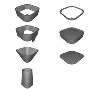 LED Light Modifier Kit Compatible with Andoer 42 Mini Professional Photography