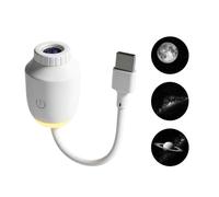 LED Light Projector - Fully Rotatable Ambient Nightlight, Interchangeable Sliding Films,Eye Caring USB Device | Calming Atmosphere Machine, Bedroom Sleep Meditation Kids Birthday Party Home Star Glow