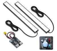 LED Light Strip Compatible with Flashforge AD5X 6500K Doppia Barra Luminosa | con Scheda di Stabilizzazione Della Tensione a 24V,Illuminazione a Basso Consumo, Controllo Remoto Tramite App Mobile