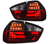 LED Lightbar Rückleuchten Set per BMW 3er E90 Berlina Anno Fab. 05-08 Rosso Fumo