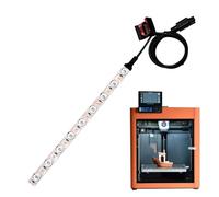 LED Lighting Strips - 3D Printer Accessory, Magnetic Lamp Design, Professional Workshop Illumination, High Brightness Cable Set, Hobbyist Equipment Category, Cool White For Home Garage