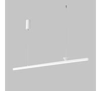 LED Linear Chandelier Nordic Pendant Light Long Strip Hanging Ceiling Lamp Kitchen Island Lighting Fixture Geometric Chandeliers for Dining Room Pool Table 3 Color Mode