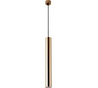 LED Long Tube Pendant Chandelier Gold Aluminum Cylinder Ceiling Light Fixture for Kitchen Island, Bedroom, Dining Foyer, Living Room, Bar(H:30cm)