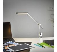 LED Luce da Scrivania Lampada da Tavolo Klemmeleuchte Luce Cromo Opaco T146