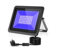LED Luce Nera 50W, 365NM Faro UV LED IP66 Impermeabile Faretto UV, Lampada per Festa Glow, Poster Fluorescente, Halloween, Acquario, Bar, Discoteca