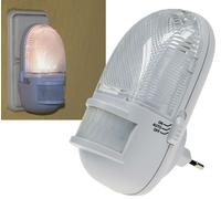 LED Luce Notturna con Sensore Movimento 230V di Necessità 3 Bianco Leds On/Off / [EEK: A+]