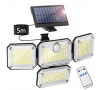LED Luce Solare LED Esterno Con Sensore Di Movimento, Lampada Solare Da Esterno