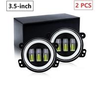 LED Luci Fendinebbia 2525SMD Forma Alluminio Cover Eco Supporto Tre Luce Modi