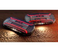 LED Luci Set Grande Rimorchio Abschlepper Lampeggiatore Freccia 7 Funzioni