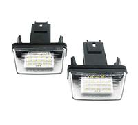 LED Luci Targa Lampada per Peugeot 206 207 307 308 406 Citroen C3/C4/C5/C6 Registrazione Piastra Lampada
