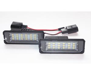 LED Luci Targa Plug & Play Con E-Test VW Golf 4 5 6 Passat Polo Scirocco Lupo E